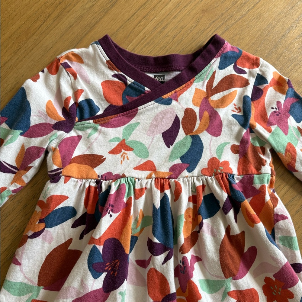 Tea Collection Girls Amazonia Orchids Dress - Picture 3 of 6